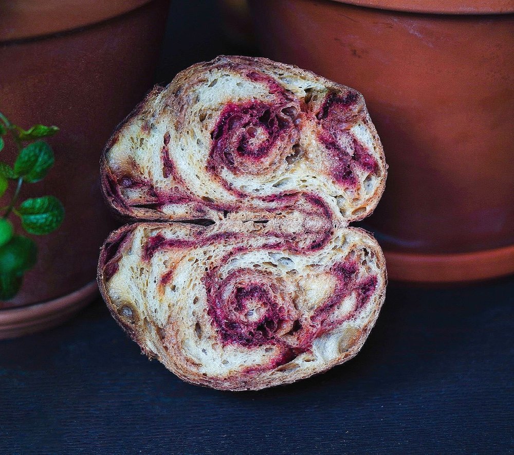 Beet sourdough bread from Jersey Girl Bead Shop